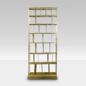 F Edition Brutalist Brass Library
