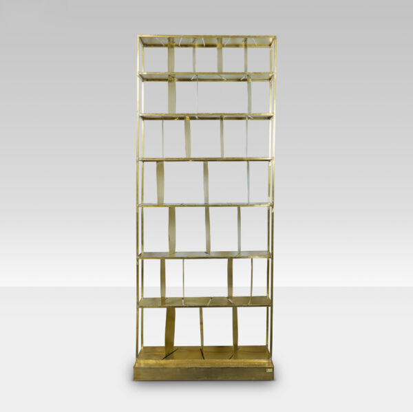 F Edition Brutalist Brass Library