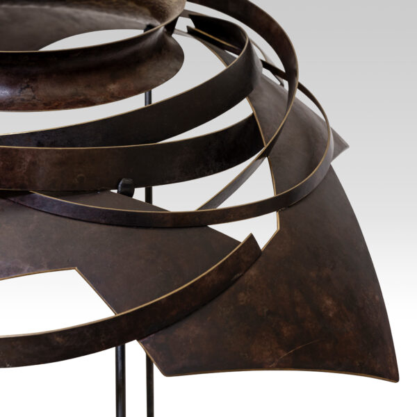 Elie Hirsch 'Dementele' Brass Sculpture