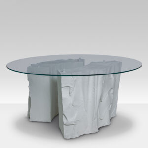 Sculptural Round Table, 1980s