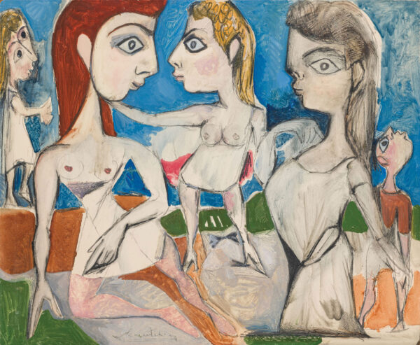 Edoardo Perrone di San Martino "Figure femminili" 1976