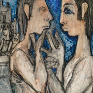 Edoardo Perrone di San Martino "Conversazione" 1972