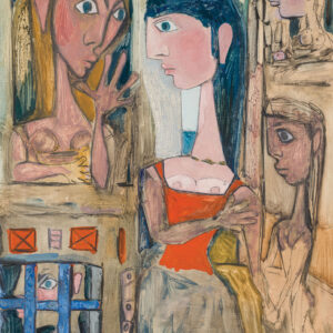 Edoardo Perrone di San Martino "Corsage Rouge" 1973