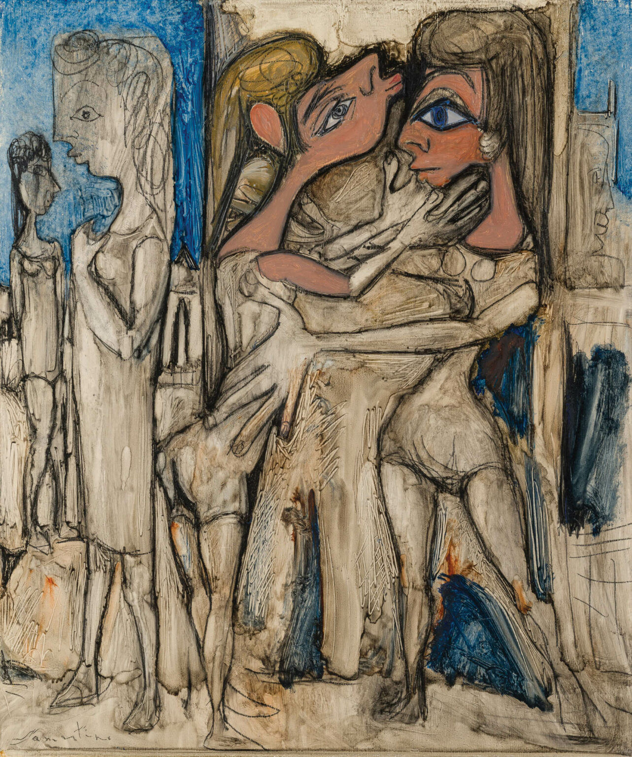 Edoardo Perrone di San Martino "Abbraccio" 1972 - Image 2