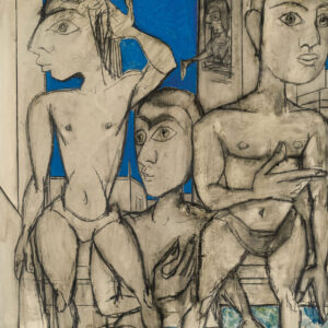 Edoardo Perrone di San Martino "Tre giovani" 1976