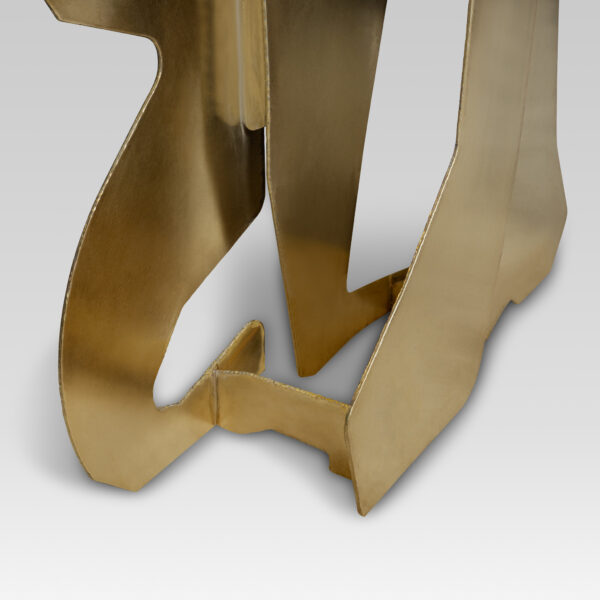 F Edition Brutalist All Brass Console - immagine 3