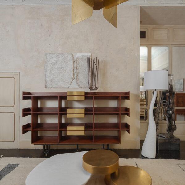 White Plaster Floor Lamp - Image 3