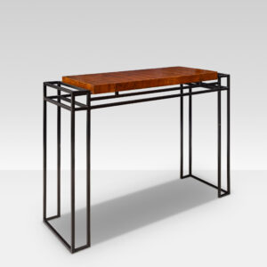 Wood and Iron Italian Console