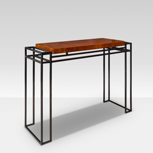 Wood and Iron Italian Console