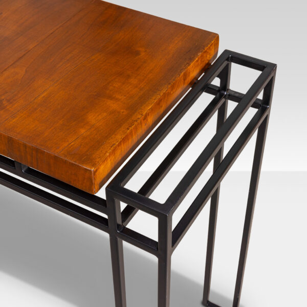 Wood and Iron Italian Console - Image 3