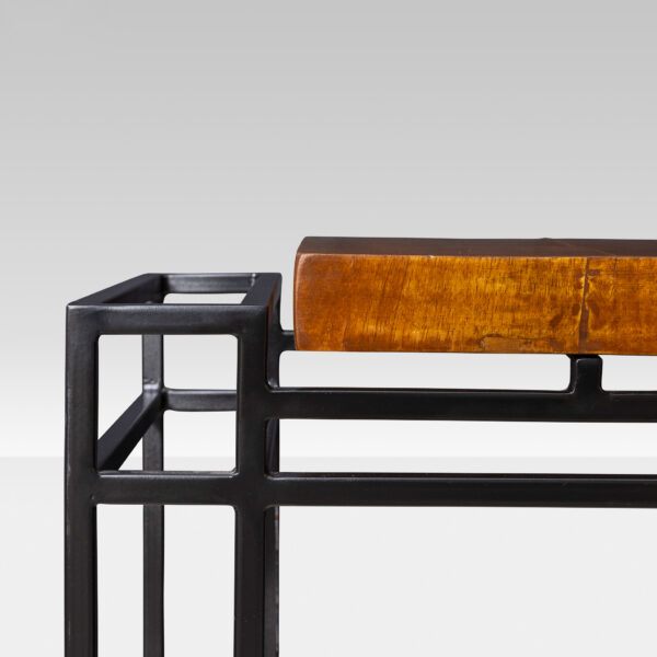 Wood and Iron Italian Console - Image 2