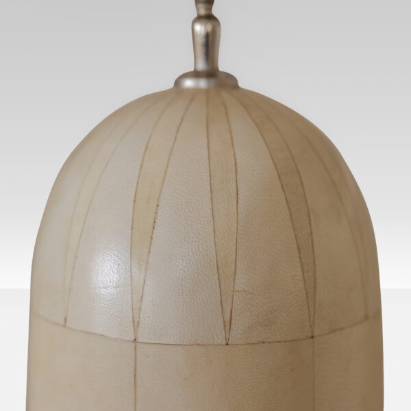 1970s Dome-lamp in parchment, a pair - Image 2