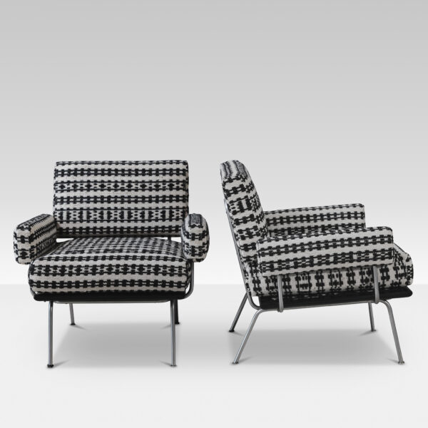 A pair of Italian armchairs from the 1960s