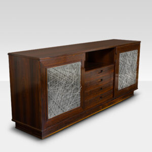 Italian Palisander Wood Cabinet, 1970s