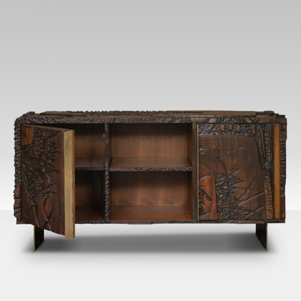 Italian Victor Cerrato Sculptural Sideboard, 1970s - Image 2