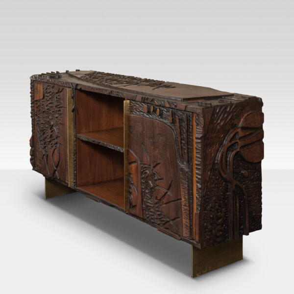 Italian Victor Cerrato Sculptural Sideboard, 1970s