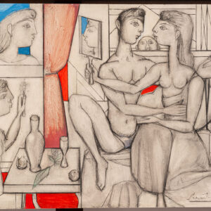 Edoardo Perrone di San Martino “Au miroir" 1979