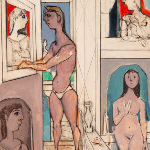 Edoardo Perrone di San Martino “Conversazione alla finestra” 1979