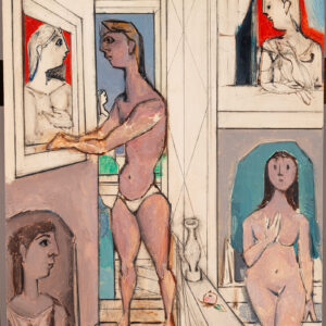 Edoardo Perrone di San Martino “Conversazione alla finestra” 1979