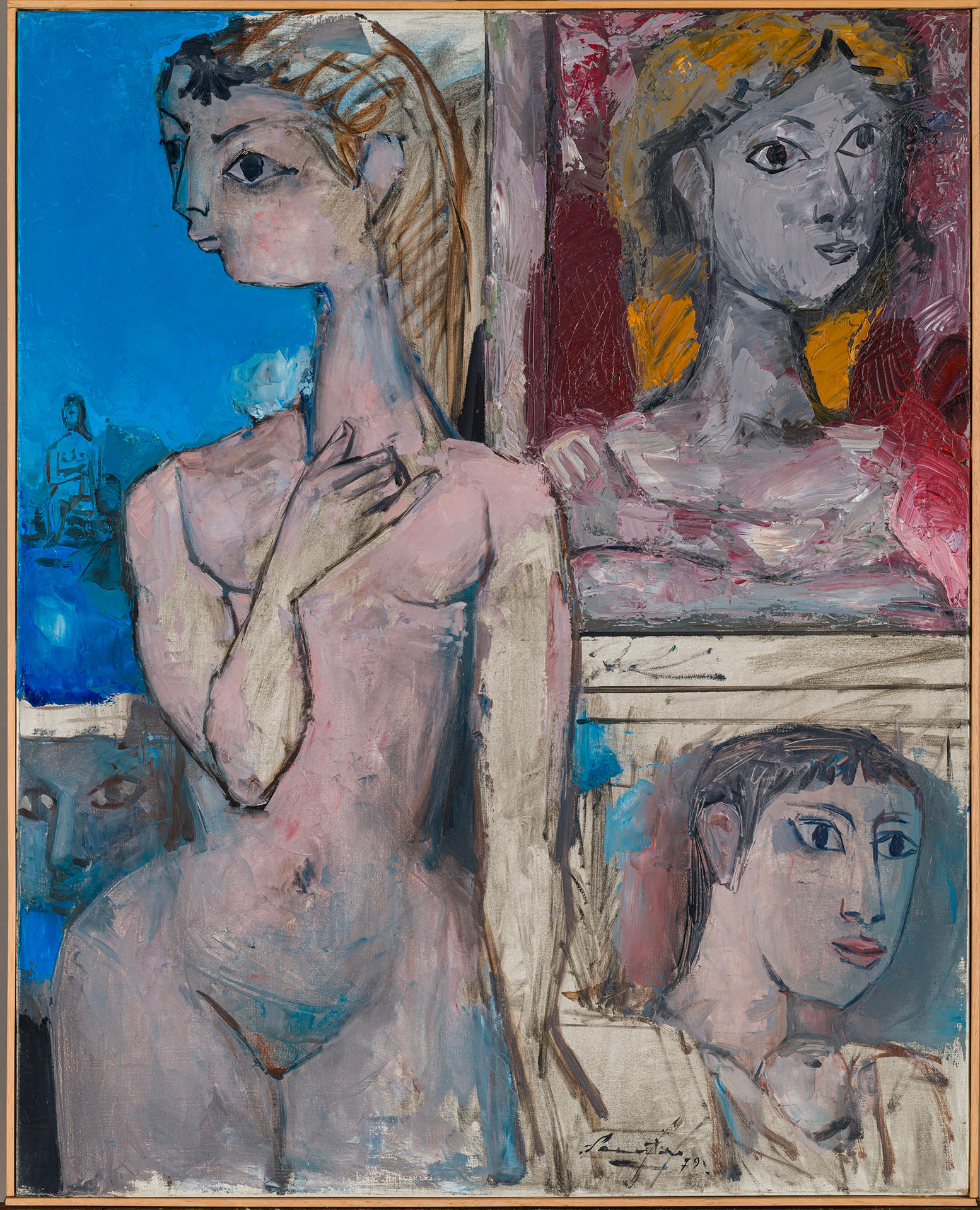 Edoardo Perrone di San Martino “Nudo femminile” 1979