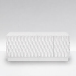 F Edition Sculptural Four Doors Sideboard