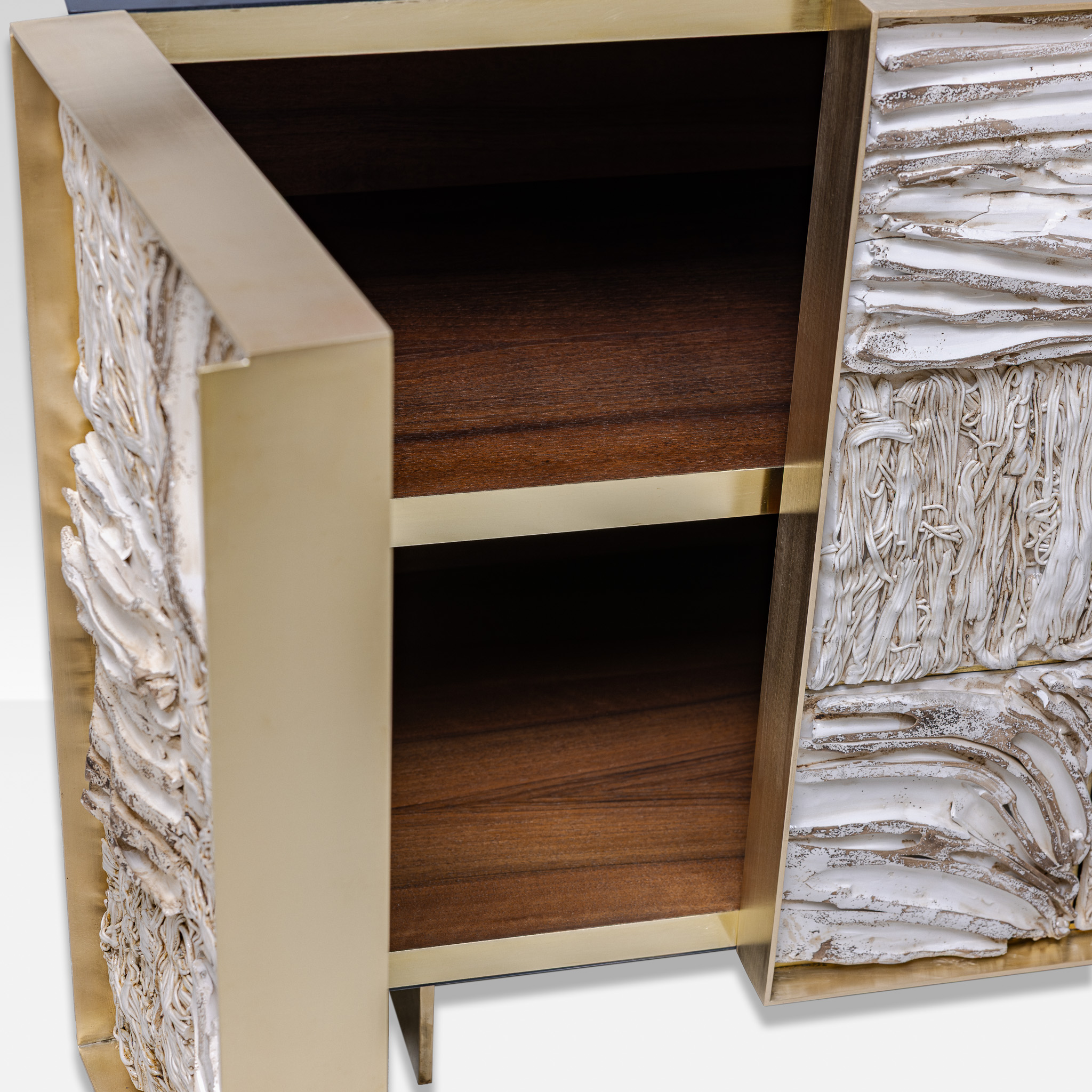 F Edition Steel Sideboard | Matteo Giampaglia Ceramic Tiles - Image 3