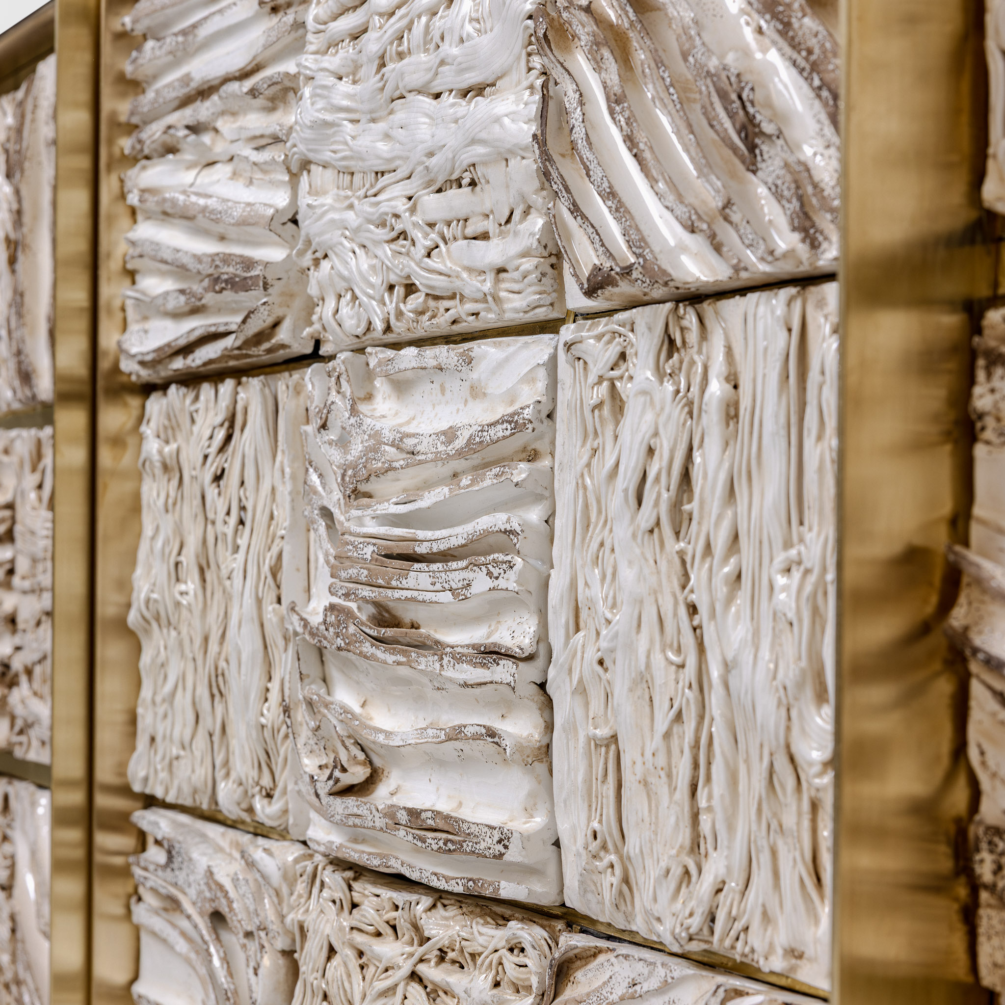 F Edition Steel Sideboard | Matteo Giampaglia Ceramic Tiles - Image 4