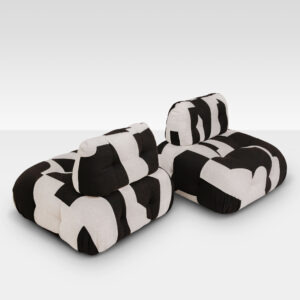 Patchwork Contemporary Lounge Chairs