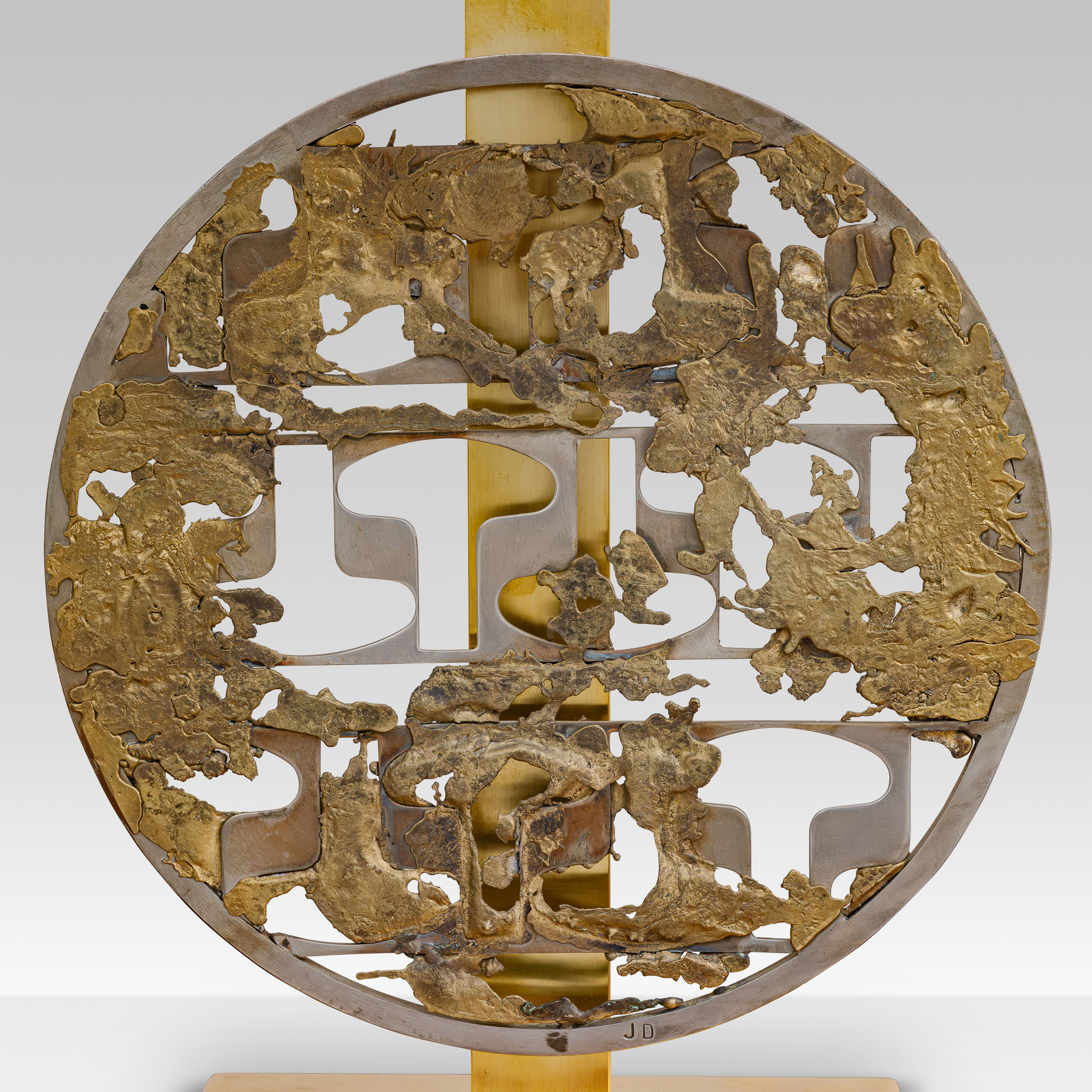 brutalist disc lamp - Image 2