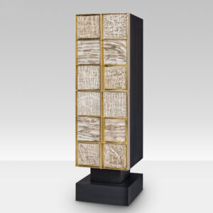 F Edition Steel Tall Cabinet | Matteo Giampaglia Ceramic Tiles