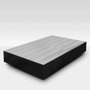 Metal Stripes Coffee Table | Italy 1970s